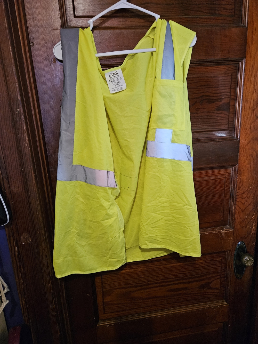 High-Visibility Safety Vest - Neon Yellow with Reflective Stripes